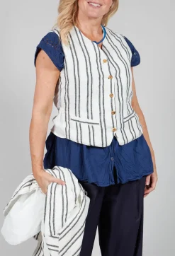 Gemma Gilet in Natural