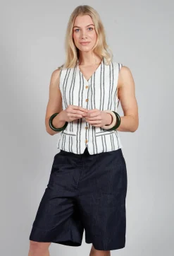 Gemma Gilet in Natural