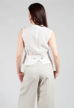 Gemma Gilet in Natural