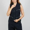 Gemma Gilet in Navy