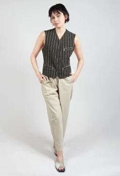 Gemma Gilet in Sepia