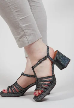 Genial Chunky Heel in Silver