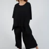 Geometric Top in Black