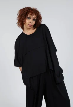 Geometric Top in Black