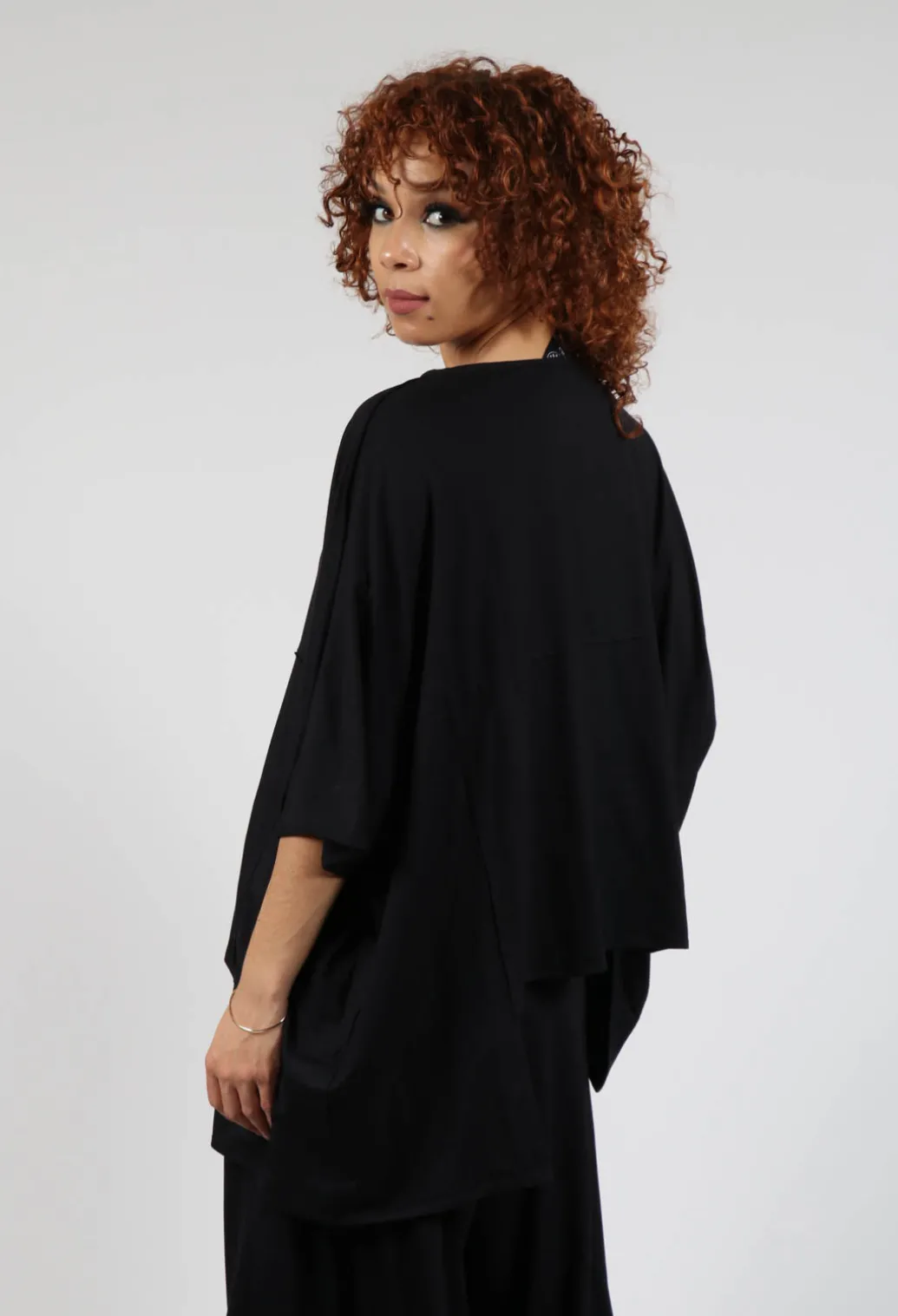 Geometric Top in Black