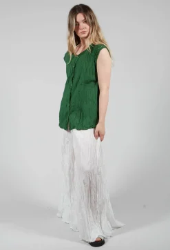 Geraniund Blouse in Gras Green