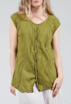 Geraniund Blouse in Kasper Green