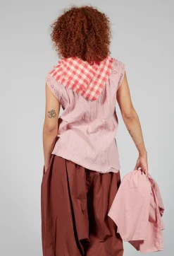 Geraniund Blouse in Lotus Pink