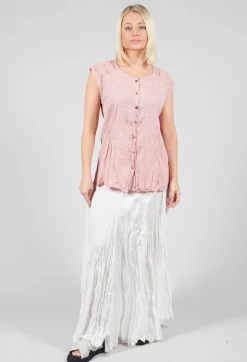 Geraniund Blouse in Lotus Pink