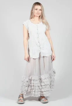 Geraniund Blouse in Mond Blue