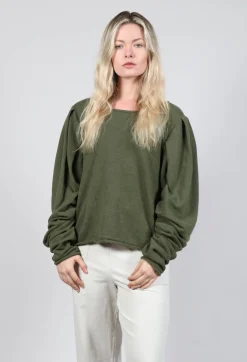 Gewurzelt Shirt in Avocado Green