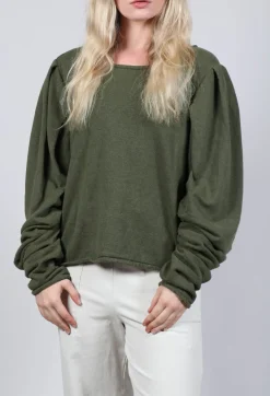 Gewurzelt Shirt in Avocado Green
