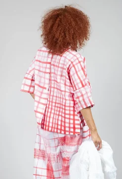 Gingham Picnic Top in Red