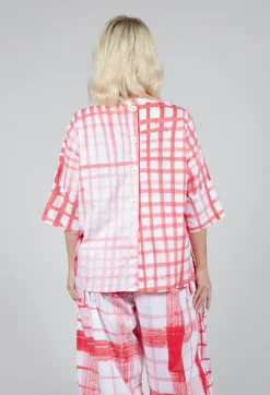 Gingham Picnic Top in Red