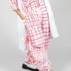 Gingham Picnic Trousers in Red