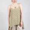 Gingham Tunic Vest in Foglia
