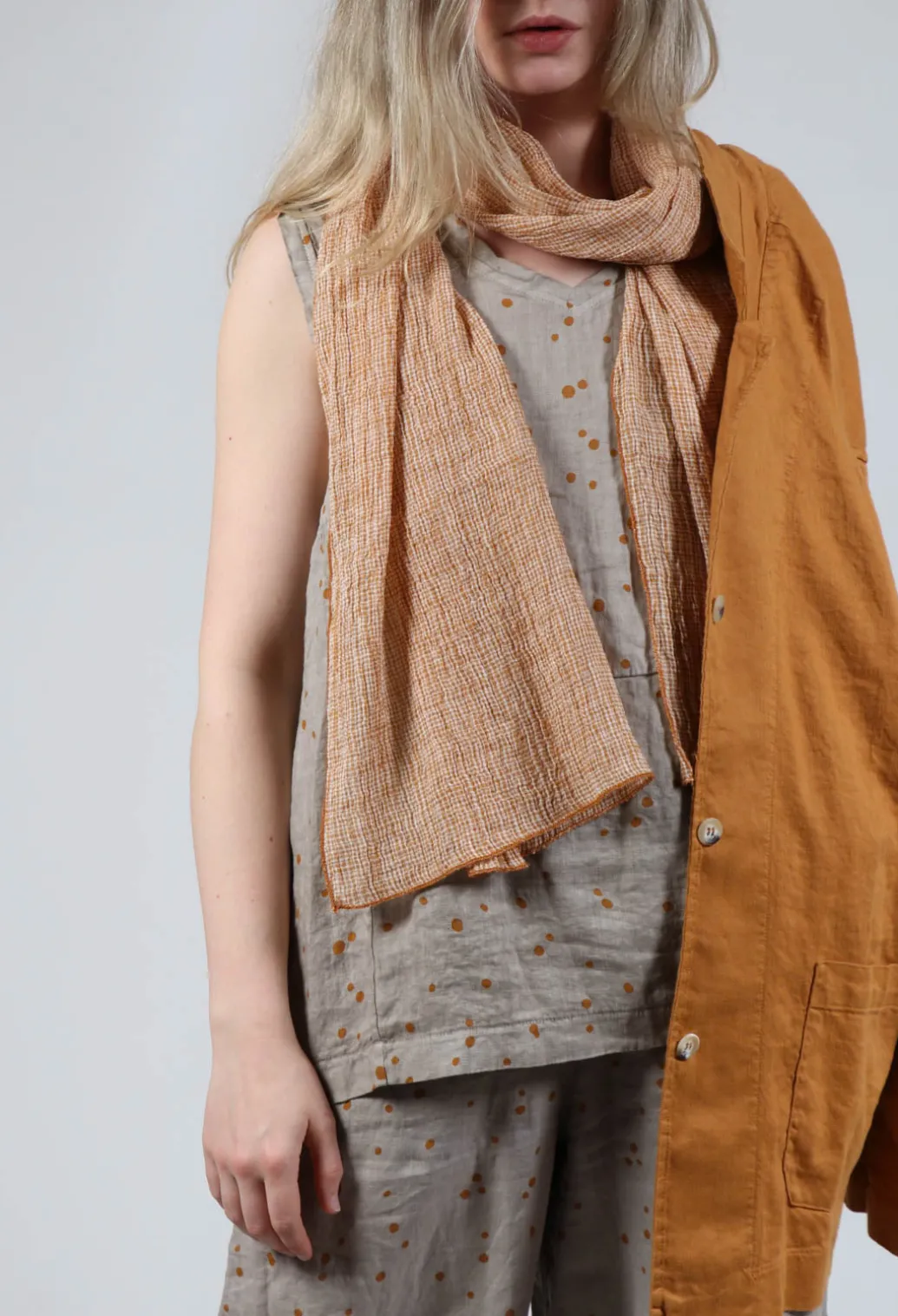 Giove Ls Shirt In Ambra