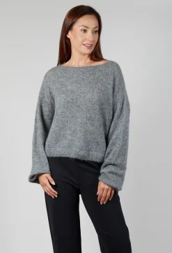 Glitter Pullover in Grey