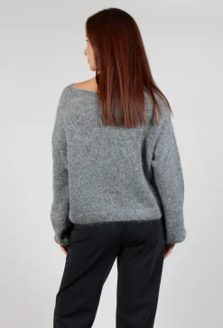 Glitter Pullover in Grey