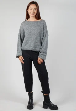 Glitter Pullover in Grey