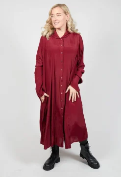 Globusen Dress Coat in Marone