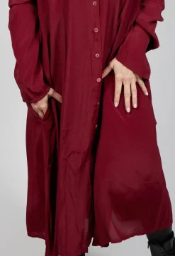 Globusen Dress Coat in Marone