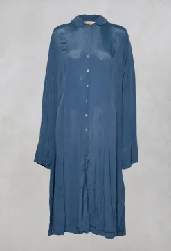 Globusen Dress Coat in Tag Blue
