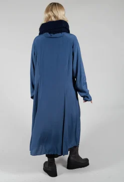 Globusen Dress Coat in Tag Blue