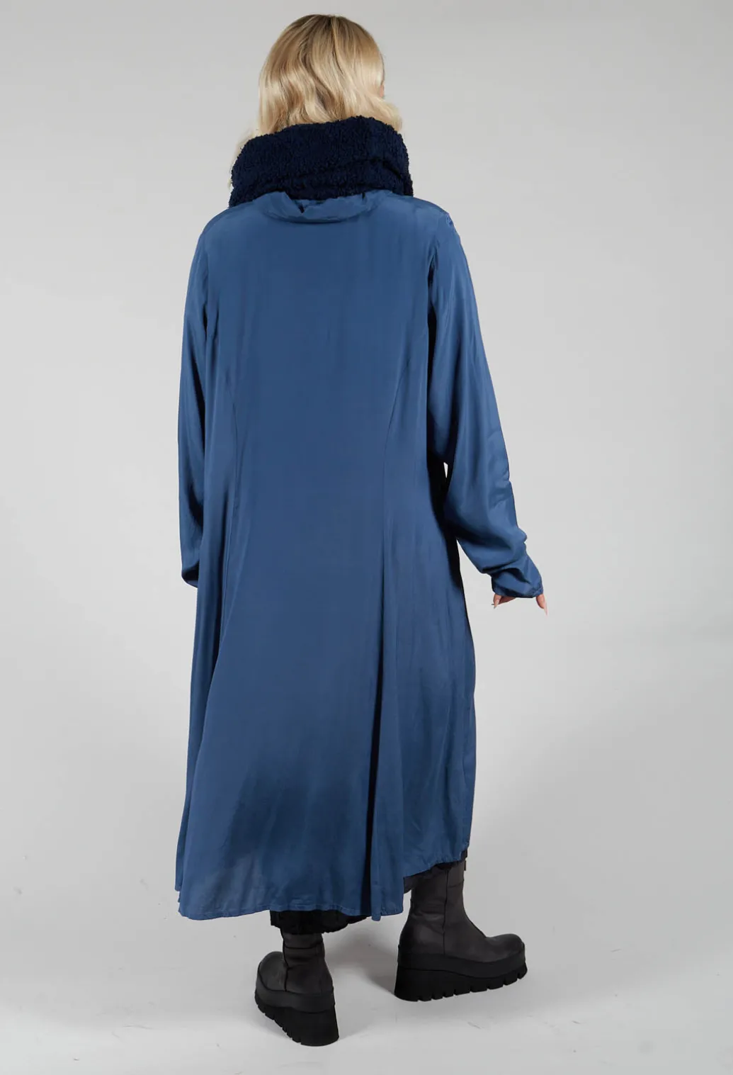 Globusen Dress Coat in Tag Blue