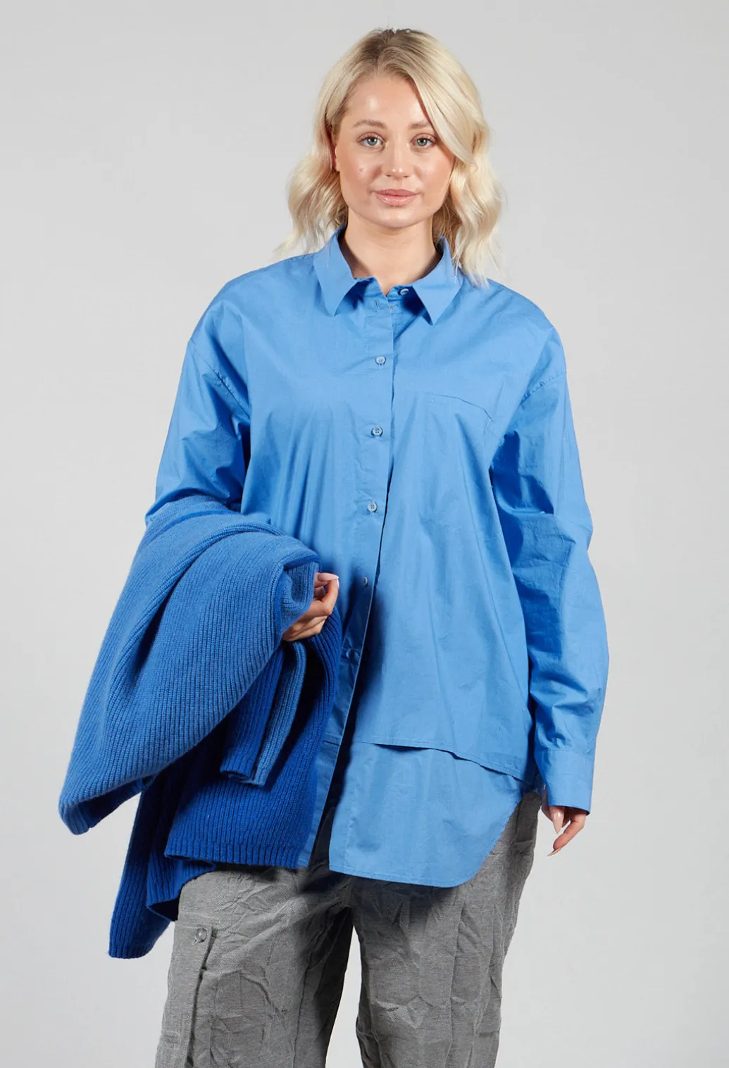 Glori Blouse in Sky