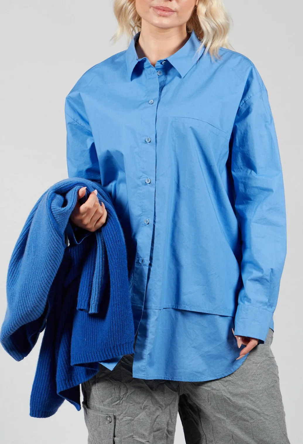 Glori Blouse in Sky