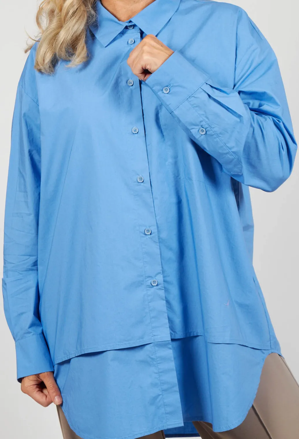 Glori Blouse in Sky