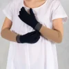 Gloves in Navy/Grey/Camel