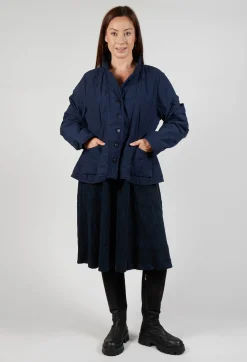 Goldselt Jacket in Nacht Blue