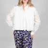 Good Day Shirt in White Check