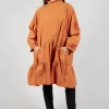Gotterdame Top in Wurzel Orange