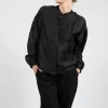 Grandad Collar Shirt in Over Nero