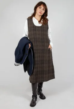 Gray Dress in Brown