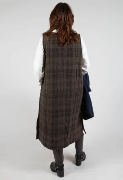 Gray Dress in Brown