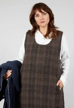 Gray Dress in Brown