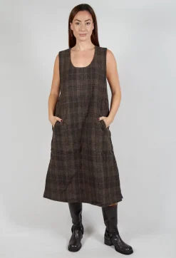 Gray Dress in Brown