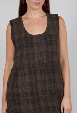 Gray Dress in Brown
