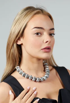 Greta Choker in Silver