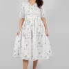 Gull-Britt Dress in Flower Cotton