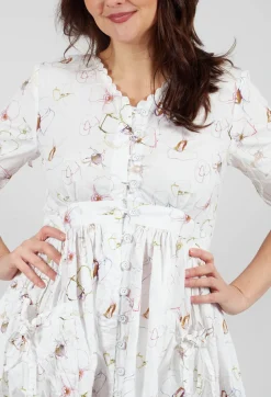 Gull-Britt Dress in Flower Cotton