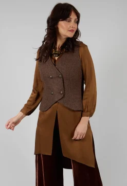 Gypsy Waistcoat in Tweed