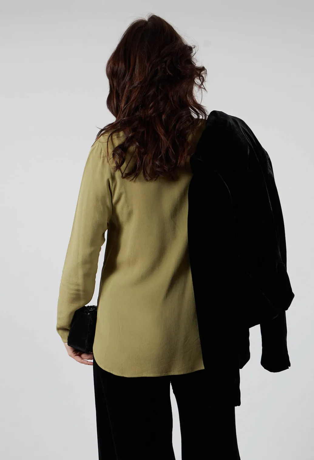 Hacking Blouse in Green