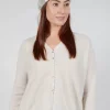 Hand Knitted Eco Hat in Light Grey
