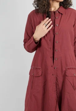 Hanne Dress in Burgundy