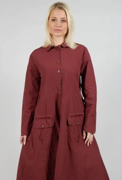 Hanne Dress in Burgundy